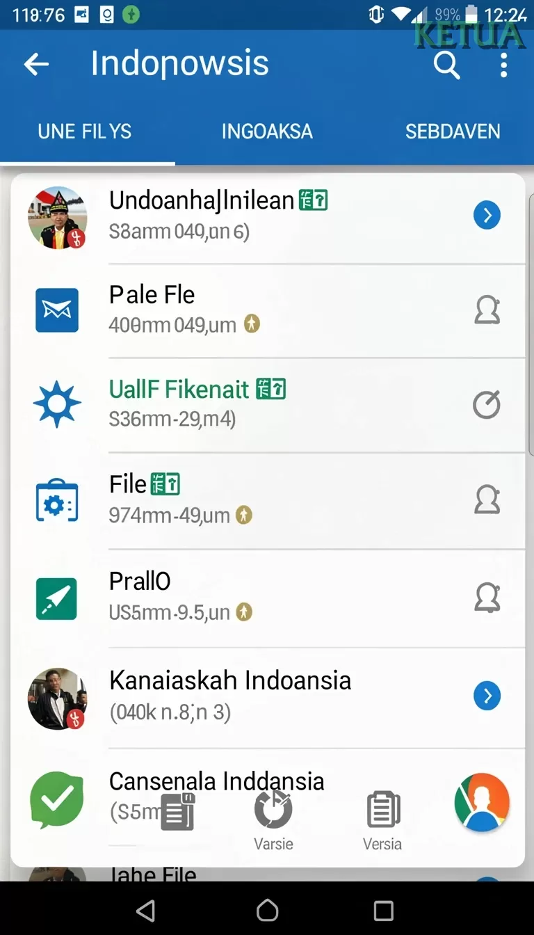 Cuplikan layar RPZZZ — pengaturan akun