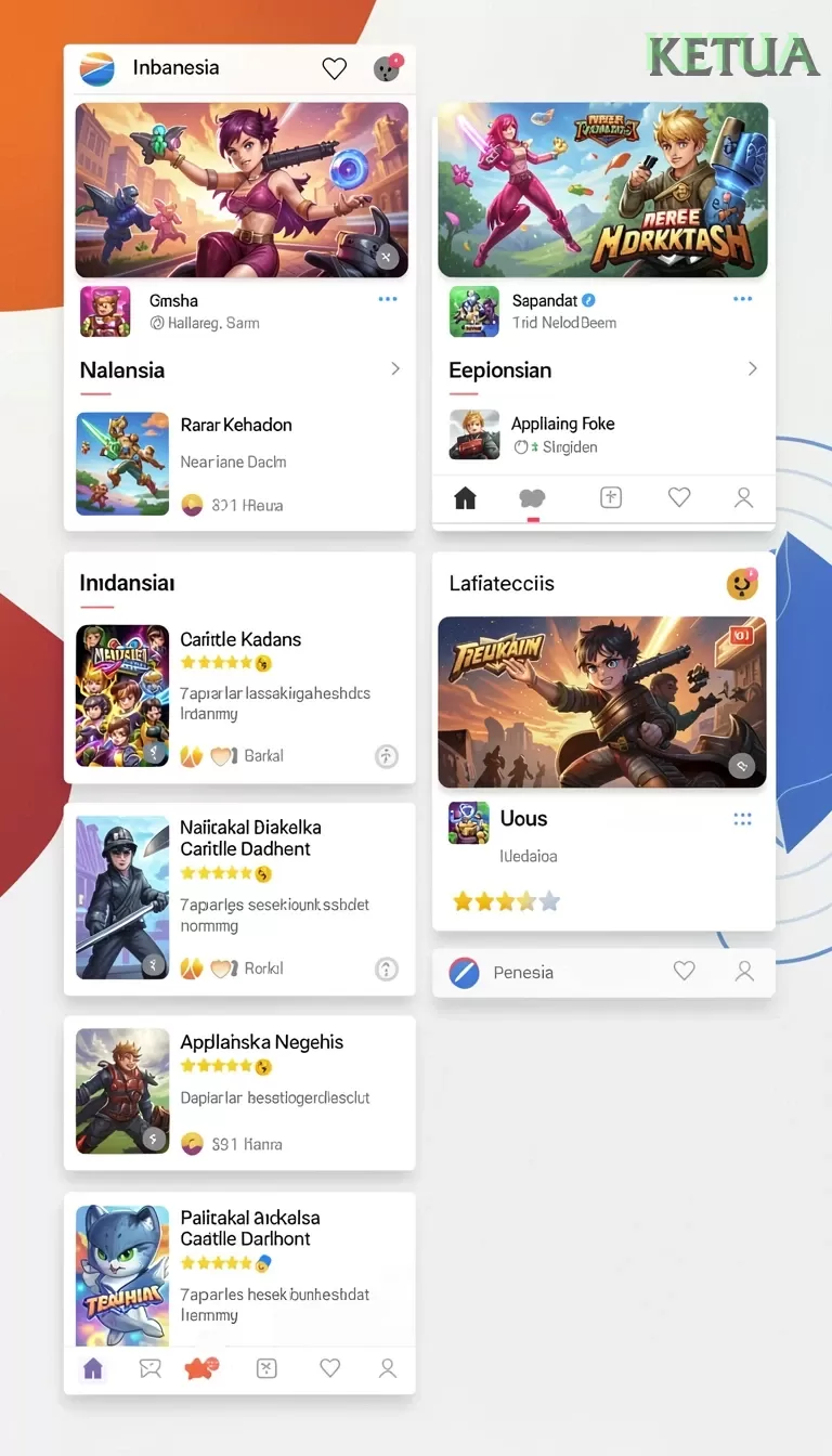 Cuplikan layar PAUS188 — menu navigasi