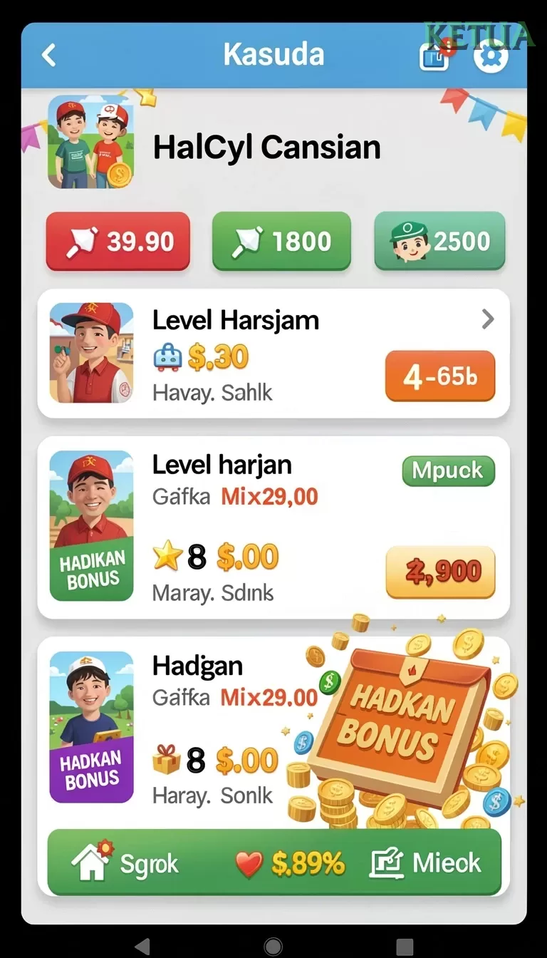 Cuplikan layar ORI33 — halaman utama
