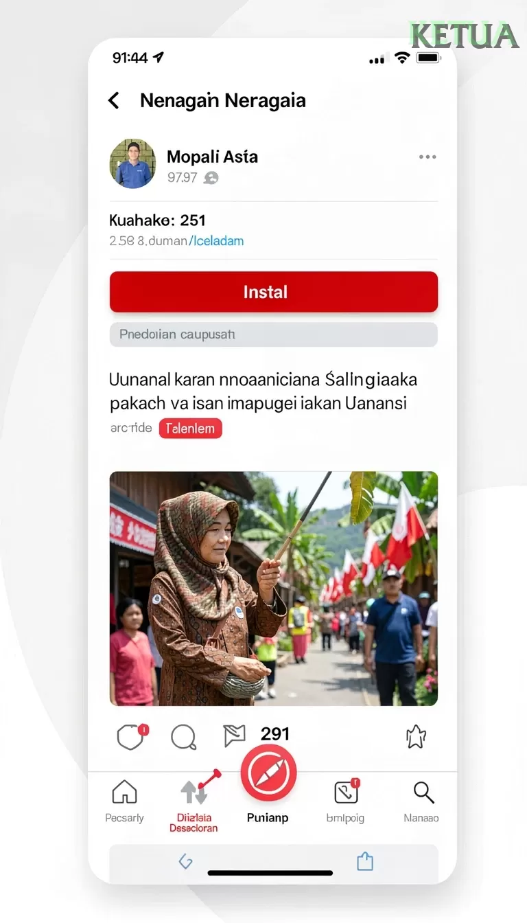 Cuplikan layar VEGAS969 — aktivitas